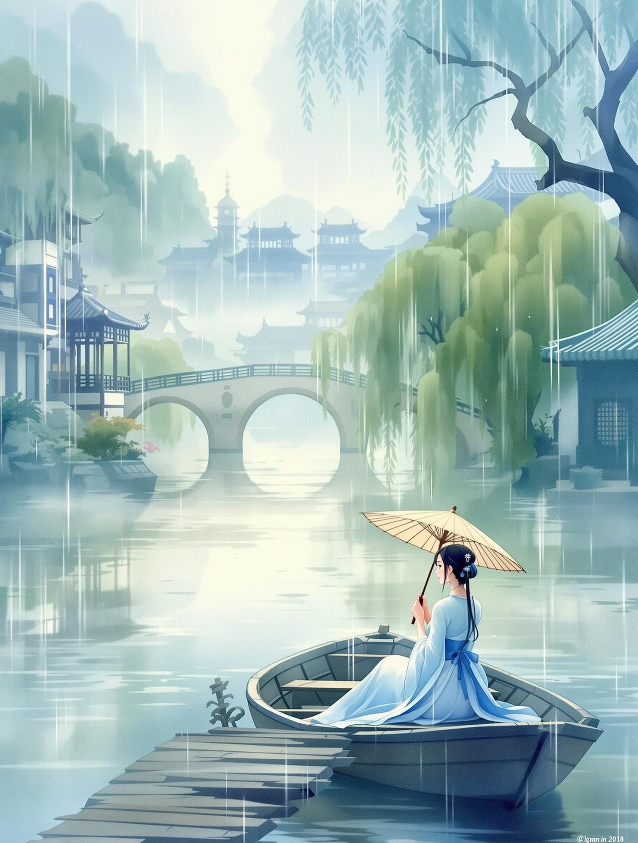 新新漫画网 - 江南烟雨 新新漫画网 - 江南烟雨:江南好,风景旧曾谙